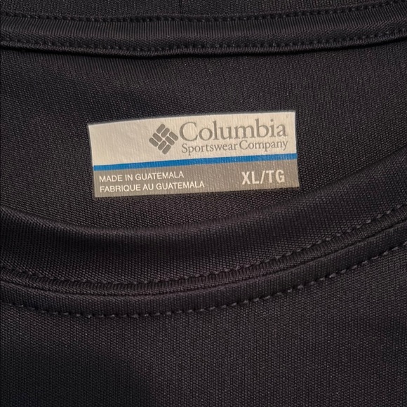 Columbia Mens Navy OMNI-SHADE Long Sleeve Shirt Size XL - Picture 3 of 6